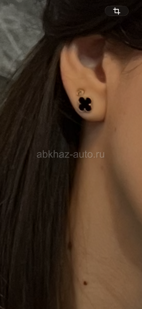Продам серьги Ван клиф золотые