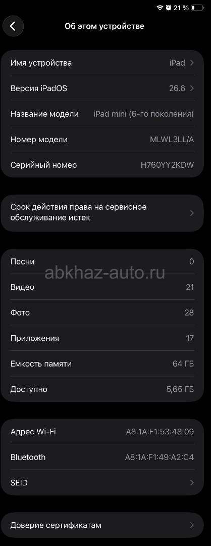 Айпад мини 6