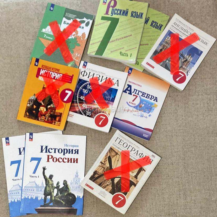 Учебники 7 класс