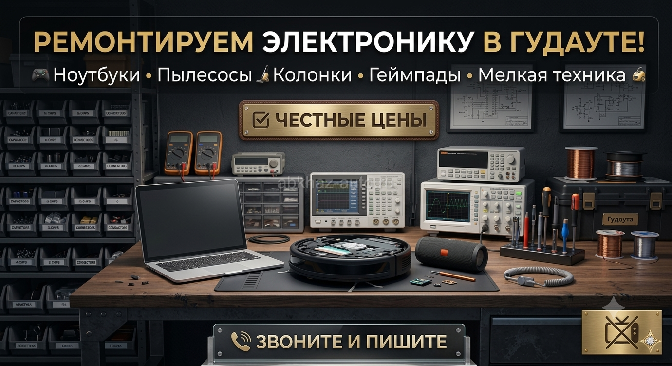 РЕМОНТ ЭЛЕКТРОНИКИ В ГУДАУТЕ